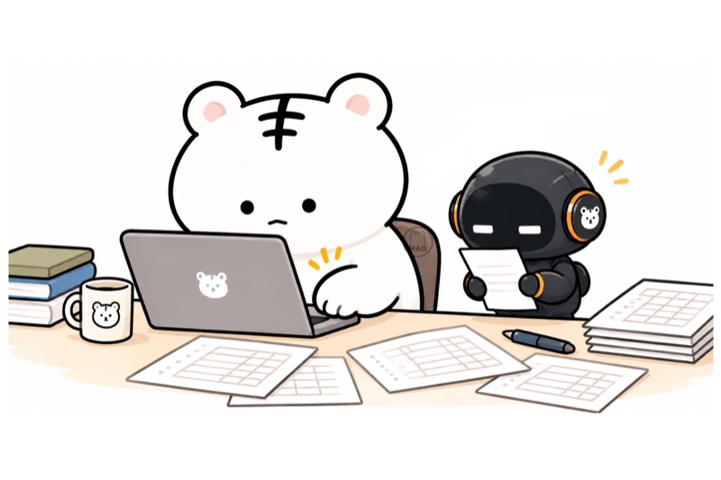 表を見ながら注文していくまおねことクロコ